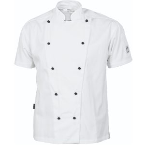 DNC Workwear - DNC-1103 - Cool-Breeze Cotton Chef Jacket - Short Sleeve