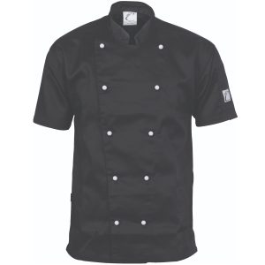 DNC Workwear - DNC-1105 - Three Way Air Flow Chef Jacket - Short Sleeve