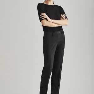 Biz Corporates - 14011 - Womens Comfort Wool Stretch Relaxed Pant