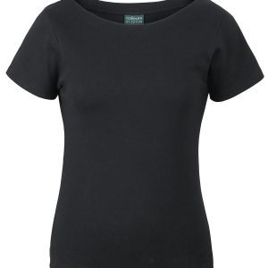 JB's Wear - C of C LADIES S/S BOAT NECK TEE