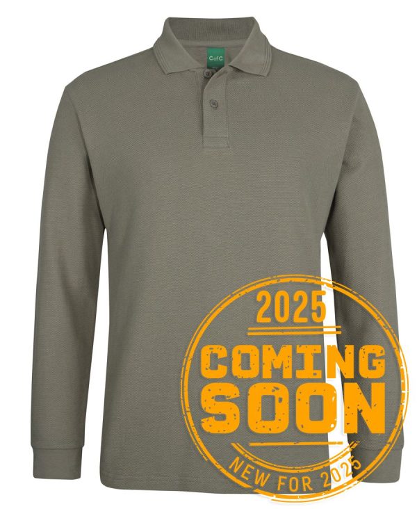 C of C L/S 320G POPCORN COTTON POLO - Image 3
