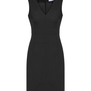 Biz Corporates - 30121 - Womens Cool Stretch Sleeveless V-Neck Dress