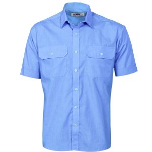DNC Workwear - DNC-3211 - Polyester Cotton Work Shirt - Short Sleeve