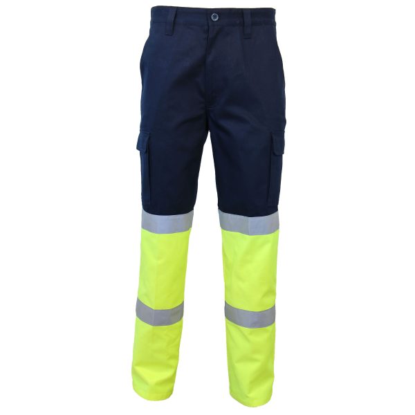 2TONE BIOMOTION TAPED CARGO PANTS - Image 2