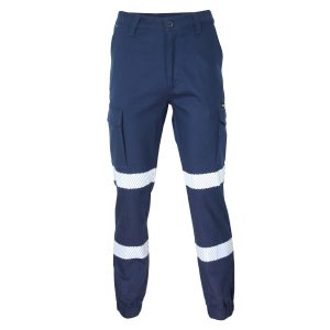 DNC Workwear - DNC-3378 - SlimFlex Bio-Motion Segment Taped Cargo Pants- Elastic Cuffs.