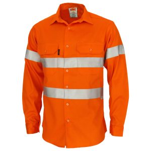 DNC Workwear - DNC-3405 - Patron Saint Flame Retardant ARC Rated Taped Shirt with 3M F/R Tape - L/S