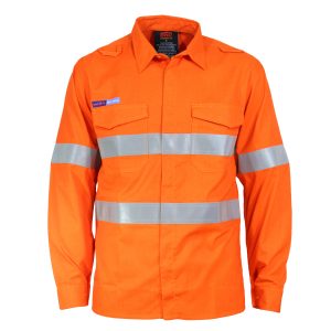 DNC Workwear - DNC-3446 - INHERENT FR PPE1 L/W D/N SHIRT