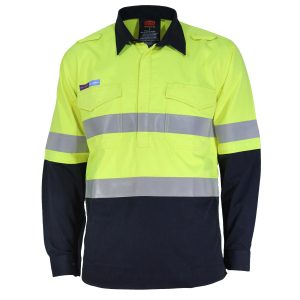 DNC Workwear - DNC-3447 - INHERENT FR PPE1 2T C/F DN L/W Shirt