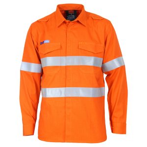 DNC Workwear - DNC-3456 - INHERENT FR PPE2 M/W D/N SHIRT