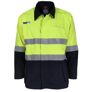 DNC Workwear - DNC-3483 - INHERENT FR PPE2 2 TONE D/N JACKET