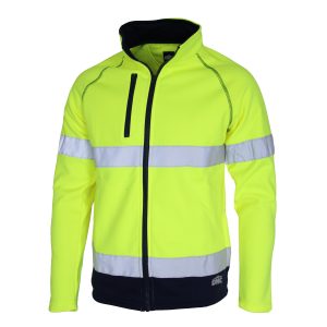 DNC Workwear - DNC-3523 - HiVis CSR Taped Softshell Jacket