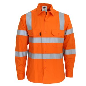 DNC Workwear - DNC-3543 - Hi-Vis 3 way Cool-Breeze VIC Rail Shirt