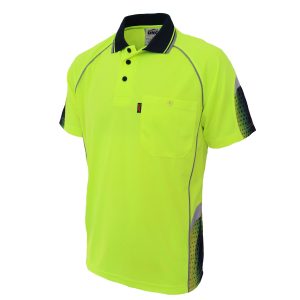 DNC Workwear - DNC-3564 - Hi-Vis GALAXY Sublimated Polo