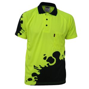 DNC Workwear - DNC-3567 - Hivis Sublimated Blot Polo