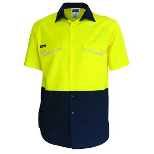 DNC Workwear - DNC-3585 - Two-Tone RipStop Cotton Cool Shirt, S/S