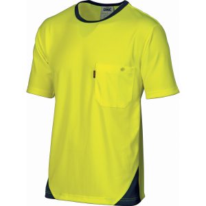 DNC Workwear - DNC-3711 - HiVis Cool-Breathe Tee - short sleeve