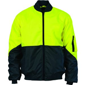 DNC Workwear - DNC-3761 - HIVIS 2 TONE DAY BOMBER JACKET