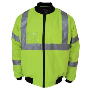 DNC Workwear - DNC-3763 - HiVis "X" back flying jacket Biomotion tape