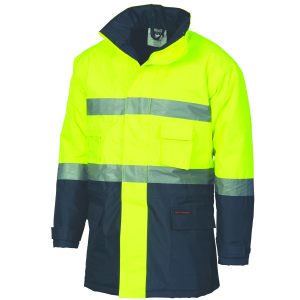 DNC Workwear - DNC-3768 - HiVis D/N two tone parka