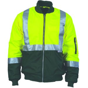 DNC Workwear - DNC-3862 - HiVis Two Tone Flying Jacket with 3M R/Tape