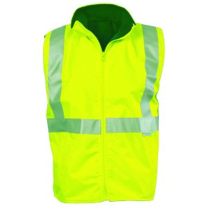 DNC Workwear - DNC-3865 - HiVis Reversible Vest with 3M R/Tape