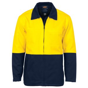 DNC Workwear - DNC-3868 - HiVis Two Tone Protect or Drill Jacket