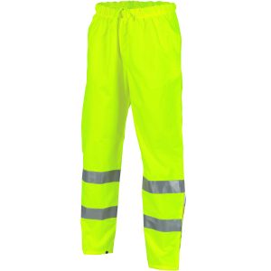 DNC Workwear - DNC-3872 - HiVis D/N Breathable Rain Pants with 3M R/Tape