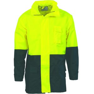 DNC Workwear - DNC-3877 - HiVis Two Tone Light weight Rain Jacket