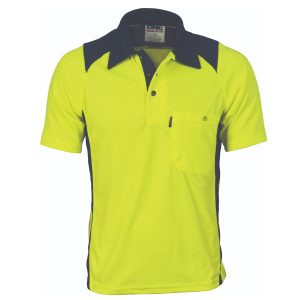 DNC Workwear - DNC-3893 - Cool Breathe Action Polo Shirt - Short Sleeve