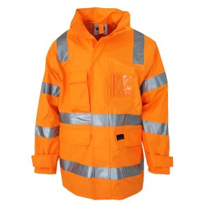 DNC Workwear - DNC-3968 - HiVis VIC Rail Rain Jacket