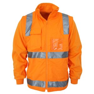 DNC Workwear - DNC-3969 - HiVis VIC Rail R/Vest