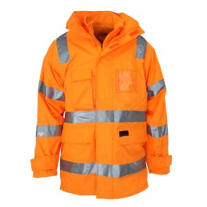 DNC Workwear - DNC-3970 - HiVis 6 in 1 VIC Rail Jacket