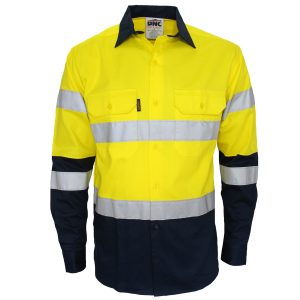 DNC Workwear - DNC-3976 - HiVis 2 Tone Biomotion taped shirt