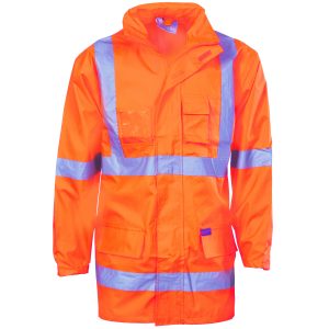 DNC Workwear - DNC-3995 - HiVis Cross Back D/N â€œ2 in 1â€ Rain Jacket