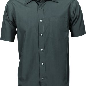 DNC Workwear - DNC-4151 - Mens Premier Poplin Business Shirts - Short Sleeve