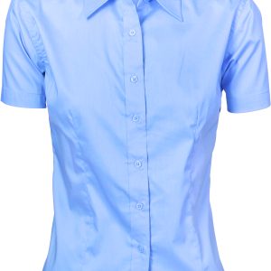 DNC Workwear - DNC-4231 - Ladies Premier Stretch Poplin Business Shirts - Short Sleeve