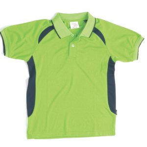 DNC Workwear - DNC-5262 - Adults Air Flow Contrast Raglan Mesh Polo