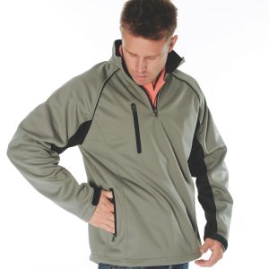 DNC Workwear - DNC-5427 - 1/2 Zip Soft Shell Cntrst Jakt