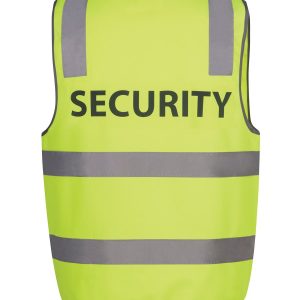 JB's Wear - HV (D+N) SAFETY VEST PRINT SECURITY