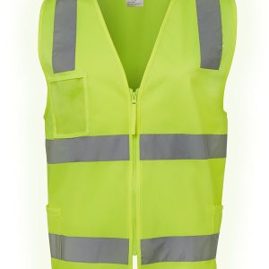 JB's Wear - HV (D+N) ZIP SAFETY VEST
