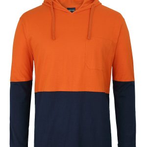 JB's Wear - HV L/S COTTON TEE WITH HOOD