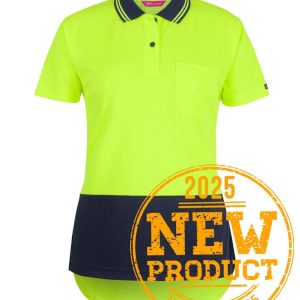 JB's Wear - LADIES HV S/S DROP TAIL POLO
