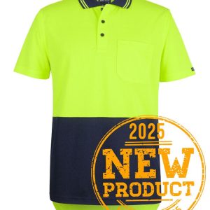 JB's Wear - HV S/S DROP TAIL POLO