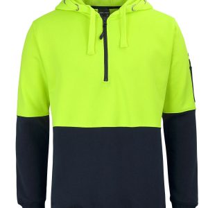 JB's Wear - HV 1/2 ZIP FLEECY HOODIE