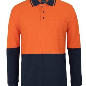 JB's Wear - HV L/S COTTON PIQUE TRAD POLO