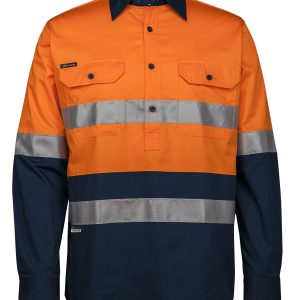 JB's Wear - HV (D+N) CLOSE FRONT L/S 150G W/SHIRT