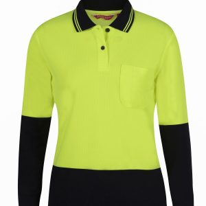 JB's Wear - LADIES HV L/S COMFORT POLO