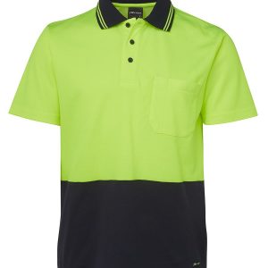 JB's Wear - HV NON CUFF S/S COTTON BACK POLO