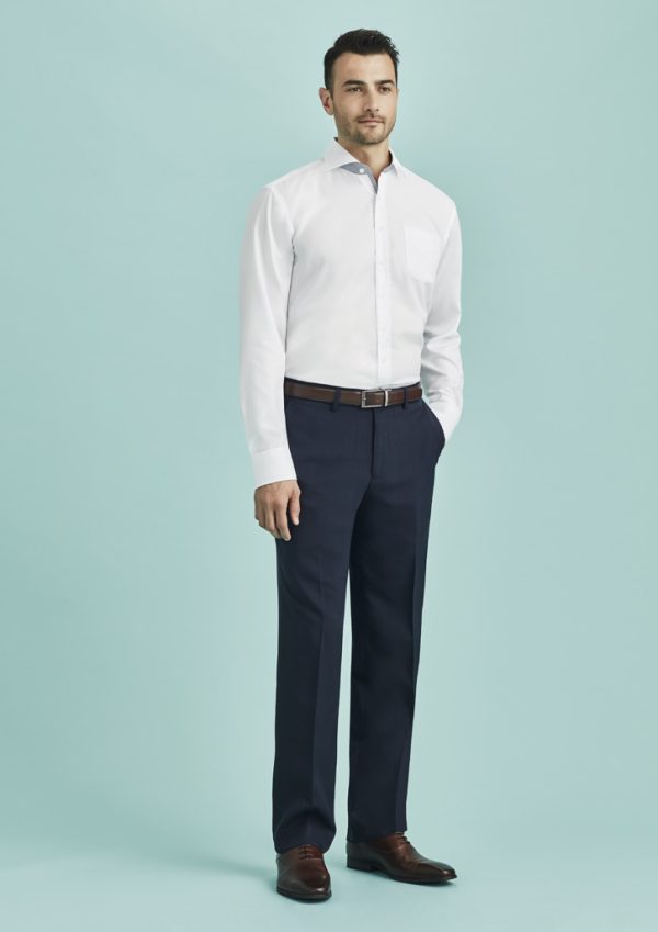Mens Cool Stretch Flat Front Pant (Stout)
