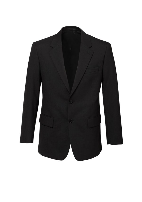 Mens Comfort Wool Stretch 2 Button Classic Jacket - Image 2